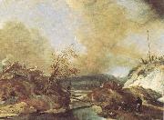 WOUWERMAN, Philips Dune Landscape qet oil painting reproduction